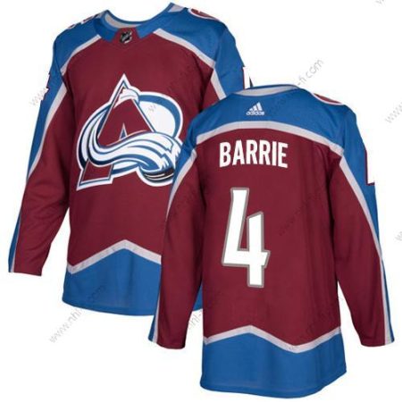 Adidas Colorado Avalanche #4 Tyson Barrie Kotiottelu Punainen Aito Ommeltu NHL Paita – Miesten