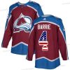 Adidas Colorado Avalanche #4 Tyson Barrie Kotiottelu Punainen Aito USA Flag Ommeltu NHL Paita – Miesten