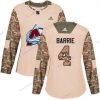 Adidas Colorado Avalanche #4 Tyson Barrie Maastokuvio Aito 2017 Veterans Day Ommeltu NHL Paita – Naisten