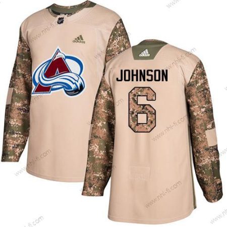 Adidas Colorado Avalanche #6 Erik Johnson Maastokuvio NHL Veterans Day Harjoitus Paita – Miesten