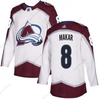 Adidas Colorado Avalanche #8 Cale Makar Valkoinen Road Aito Ommeltu NHL Paita – Miesten