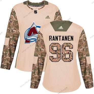 Adidas Colorado Avalanche #96 Mikko Rantanen Maastokuvio Aito 2017 Veterans Day Ommeltu NHL Paita – Naisten