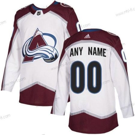 Adidas Colorado Avalanche Räätälöidyt NHL Aito Valkoinen Paita – Miesten