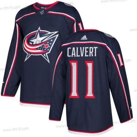 Adidas Columbus Blue Jackets #11 Matt Calvert Laivastonsininen Sininen Kotiottelu Aito Ommeltu NHL Paita – Miesten