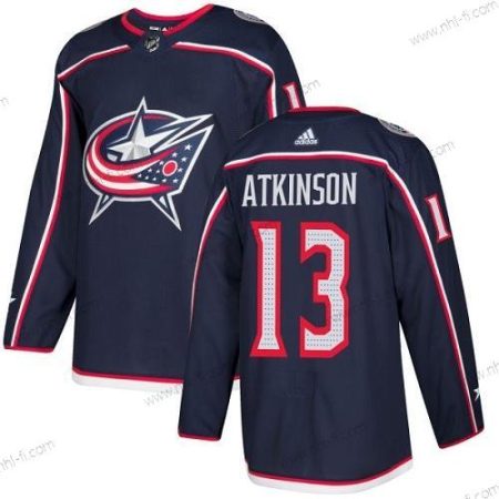 Adidas Columbus Blue Jackets #13 Cam Atkinson Laivastonsininen Sininen Kotiottelu Aito Ommeltu NHL Paita – Miesten