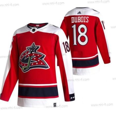 Adidas Columbus Blue Jackets #18 Pierre-Luc Dubois Punainen 2020-21 Käänteinen Retro Vaihtopaita NHL Paita – Miesten