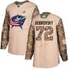 Adidas Columbus Blue Jackets #72 Sergei Bobrovsky Maastokuvio Aito 2017 Veterans Day Ommeltu NHL Paita – Miesten