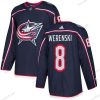 Adidas Columbus Blue Jackets #8 Zach Werenski Laivastonsininen Sininen Kotiottelu Aito Ommeltu NHL Paita – Miesten