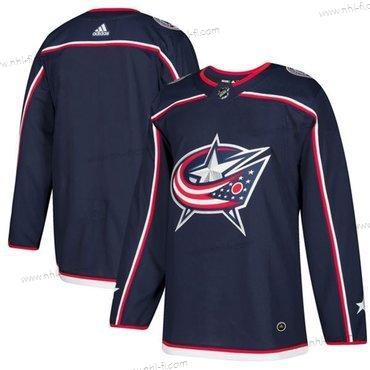 Adidas Columbus Blue Jackets Tyhjä Laivastonsininen Sininen Kotiottelu Aito Ommeltu NHL Paita – Miesten