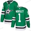 Adidas Dallas Stars #1 Gump Worsley Vihreä Kotiottelu Aito Ommeltu NHL Paita – Miesten