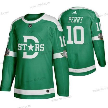 Adidas Dallas Stars 10 Corey Perry Vihreä 2020 Talvi Klassinen Paita – Miesten