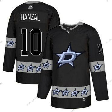 Adidas Dallas Stars #10 Martin Hanzal Musta Maajoukkue Logos Paita – Miesten