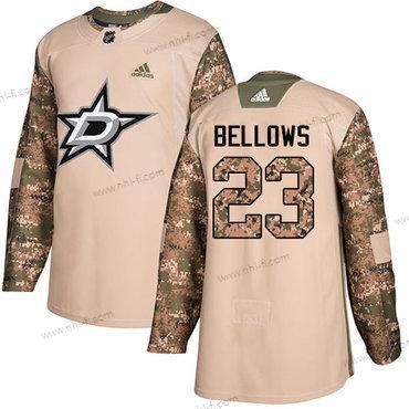 Adidas Dallas Stars #23 Brian Bellows Maastokuvio Aito 2017 Veterans Day Ommeltu NHL Paita – Miesten