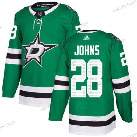 Adidas Dallas Stars #28 Stephen Johns Vihreä Kotiottelu Aito Ommeltu NHL Paita – Miesten