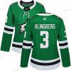 Adidas Dallas Stars #3 John Klingberg Vihreä Kotiottelu Aito Ommeltu NHL Paita – Naisten