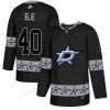 Adidas Dallas Stars #40 Remi Elie Musta Maajoukkue Logos Paita – Miesten