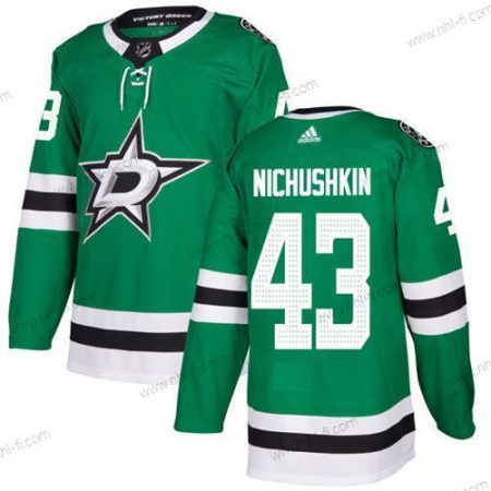 Adidas Dallas Stars #43 Valeri Nichushkin Vihreä Kotiottelu Aito Ommeltu NHL Paita – Miesten