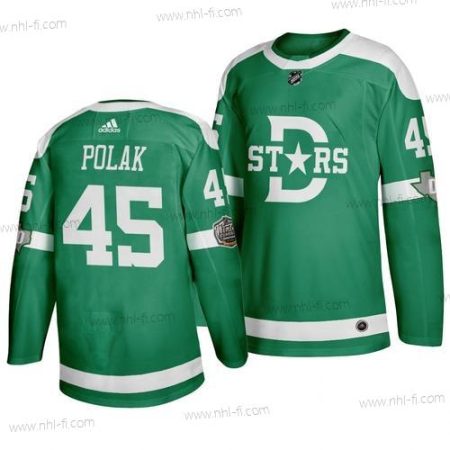 Adidas Dallas Stars 45 Roman Polak Vihreä 2020 Talvi Klassinen Paita – Miesten