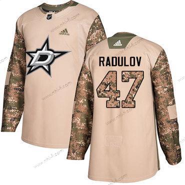 Adidas Dallas Stars #47 Alexander Radulov Maastokuvio Aito 2017 Veterans Day Ommeltu NHL Paita – Miesten