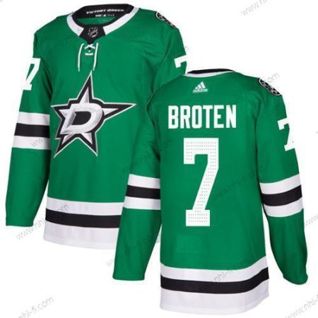 Adidas Dallas Stars #7 Neal Broten Vihreä Kotiottelu Aito Ommeltu NHL Paita – Miesten