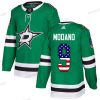 Adidas Dallas Stars #9 Mike Modano Vihreä Kotiottelu Aito USA Flag Ommeltu NHL Paita – Miesten