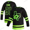 Adidas Dallas Stars #91 Tyler Seguin Musta 2020-21 Käänteinen Retro Vaihtopaita NHL Paita – Miesten