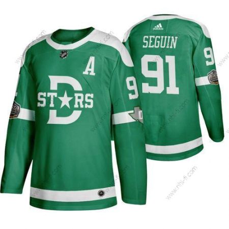 Adidas Dallas Stars 91 Tyler Seguin Vihreä 2020 Talvi Klassinen Paita – Miesten