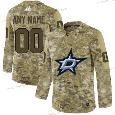 Adidas Dallas Stars Räätälöidyt Maastokuvio Paita – Miesten