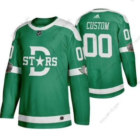 Adidas Dallas Stars Räätälöidyt Vihreä 2020 Talvi Klassinen Retro NHL Paita – Miesten