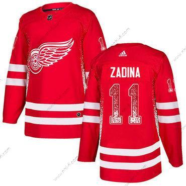 Adidas Detroit Red Wings #11 Filip Zadina Aito Punainen Paita – Miesten