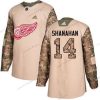 Adidas Detroit Red Wings #14 Brendan Shanahan Maastokuvio Aito 2017 Veterans Day Ommeltu NHL Paita – Miesten