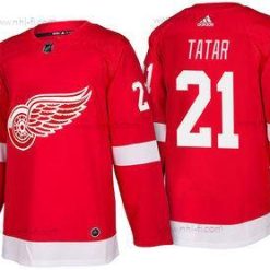 Adidas Detroit Red Wings #21 Tomas Tatar Punainen Kotiottelu 2017-2018 Jääkiekko Ommeltu NHL Paita – Miesten