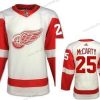 Adidas Detroit Red Wings #25 Darren Mccarty Valkoinen Road Aito NHL Paita – Miesten