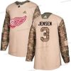 Adidas Detroit Red Wings #3 Nick Jensen Maastokuvio Aito 2017 Veterans Day Ommeltu NHL Paita – Miesten