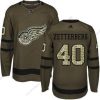 Adidas Detroit Red Wings #40 Henrik Zetterberg Vihreä Salute to Service Ommeltu NHL Paita – Nuoret