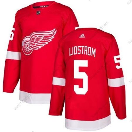 Adidas Detroit Red Wings #5 Nicklas Lidstrom Punainen Kotiottelu Aito Ommeltu NHL Paita – Miesten