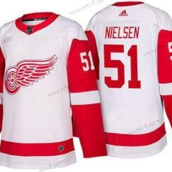 Adidas Detroit Red Wings #51 Frans Nielsen Valkoinen 2017-2018 Jääkiekko Ommeltu NHL Paita – Miesten