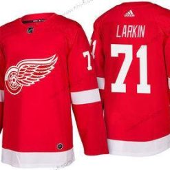 Adidas Detroit Red Wings #71 Dylan Larkin Punainen Kotiottelu 2017-2018 Jääkiekko Ommeltu NHL Paita – Miesten