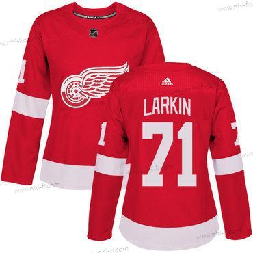 Adidas Detroit Red Wings #71 Dylan Larkin Punainen Kotiottelu Aito Ommeltu NHL Paita – Naisten