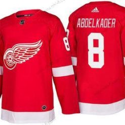 Adidas Detroit Red Wings #8 Justin Abdelkader Punainen Kotiottelu 2017-2018 Jääkiekko Ommeltu NHL Paita – Miesten