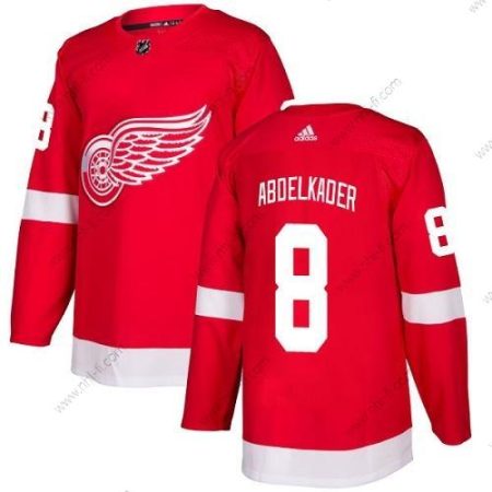 Adidas Detroit Red Wings #8 Justin Abdelkader Punainen Kotiottelu Aito Ommeltu NHL Paita – Nuoret