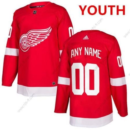 Adidas Detroit Red Wings Räätälöidyt Aito Punainen Kotiottelu NHL Paita – Nuoret