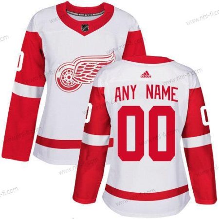 Adidas Detroit Red Wings Räätälöidyt NHL Aito Valkoinen Paita – Naisten