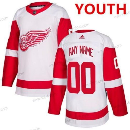 Adidas Detroit Red Wings Räätälöidyt NHL Aito Valkoinen Paita – Nuoret