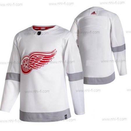 Adidas Detroit Red Wings Tyhjä Valkoinen 2020-21 Käänteinen Retro Vaihtopaita NHL Paita – Miesten