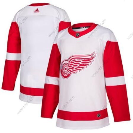 Adidas Detroit Red Wings Tyhjä Valkoinen Road Aito Ommeltu NHL Paita – Miesten