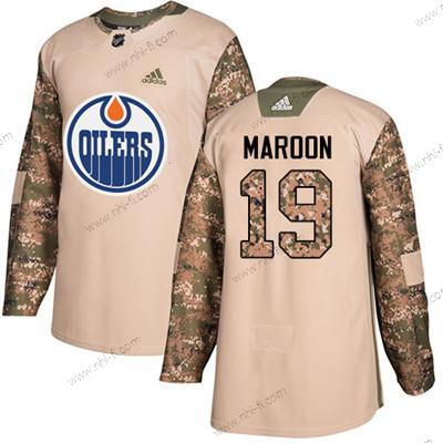 Adidas Edmonton Oilers #19 Patrick Maroon Maastokuvio Aito 2017 Veterans Day Ommeltu NHL Paita – Nuoret