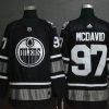 Adidas Edmonton Oilers 97 Connor Mcdavid Musta 2019 NHL All-Star Game Paita – Miesten