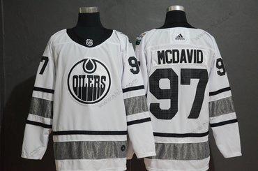 Adidas Edmonton Oilers 97 Connor Mcdavid Valkoinen 2019 NHL All-Star Game Paita – Miesten