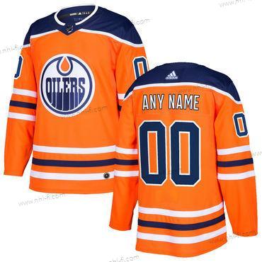 Adidas Edmonton Oilers Räätälöidyt Oranssi Kotiottelu Aito Ommeltu NHL Paita – Miesten